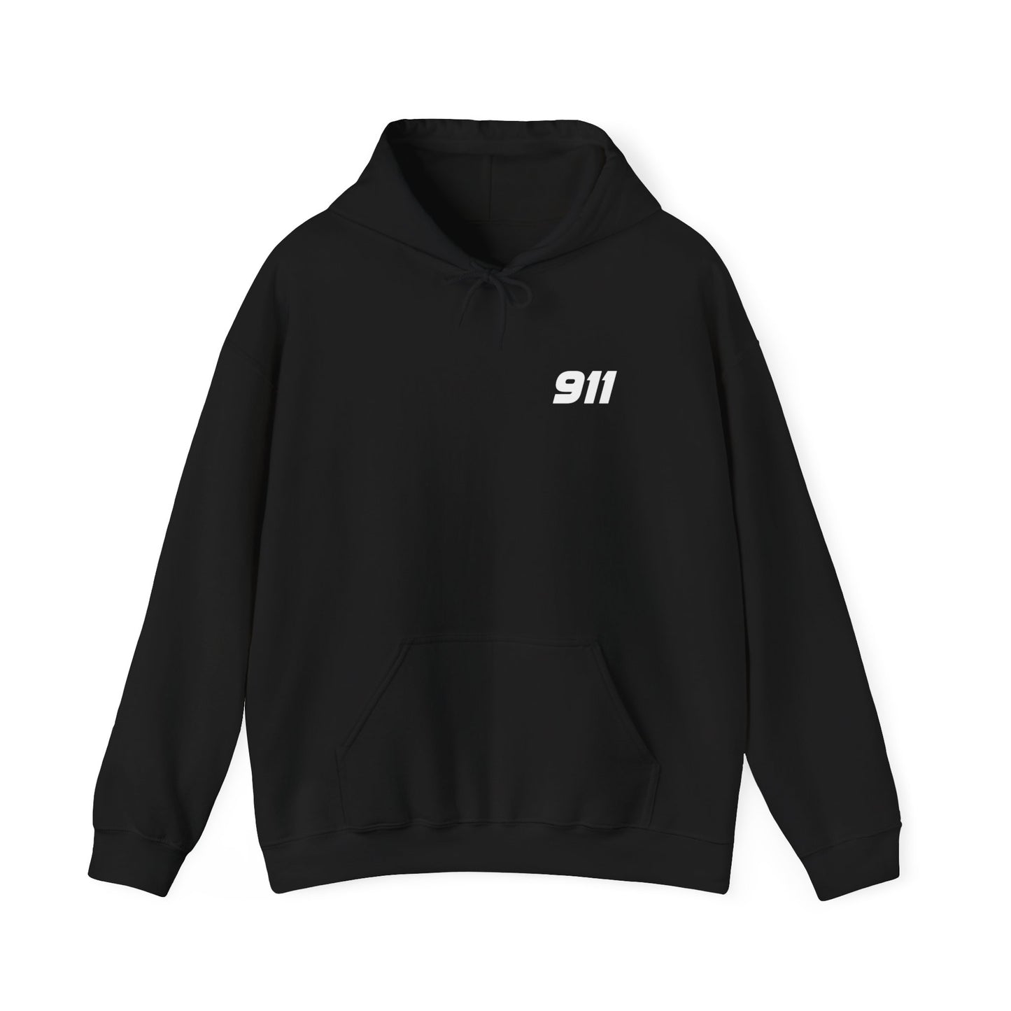 911 Hoodie B&W