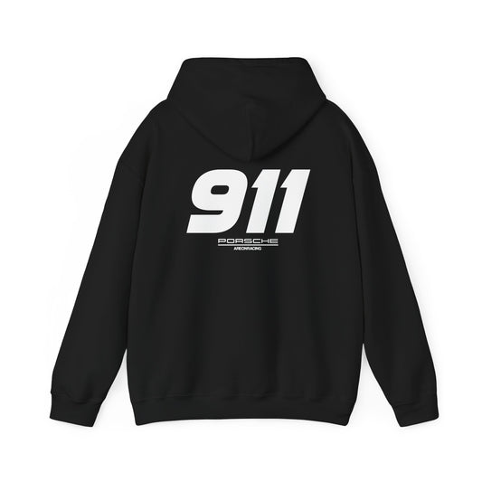 911 Hoodie B&W